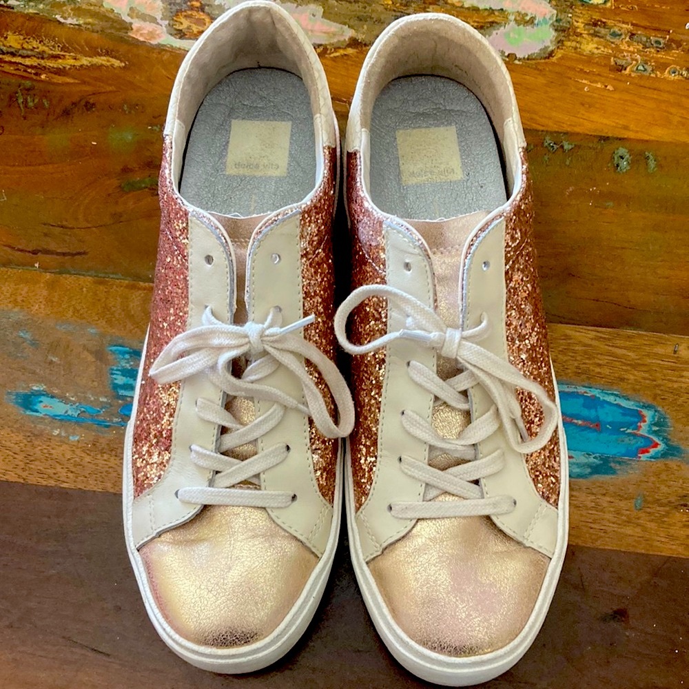 Dolce Vita glitter leather sneakers